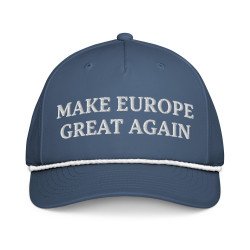 SOCIAL 001 MEGA Make Europe Great Again - Classic rope Cap (white letters)
