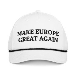 SOCIAL 001 MEGA Make Europe Great Again - Classic rope Cap (black letters)