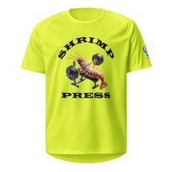 GYMRAT 001 Shrimp Press (black letters) - Unisex sports jersey