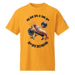 GYMRAT 001 SHRIMP PRESS - MEN DryBlend® T-Shirt