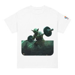 GYMRAT 002 YODA BARBELL MASTER 01 - UNISEX DryBlend® T-Shirt